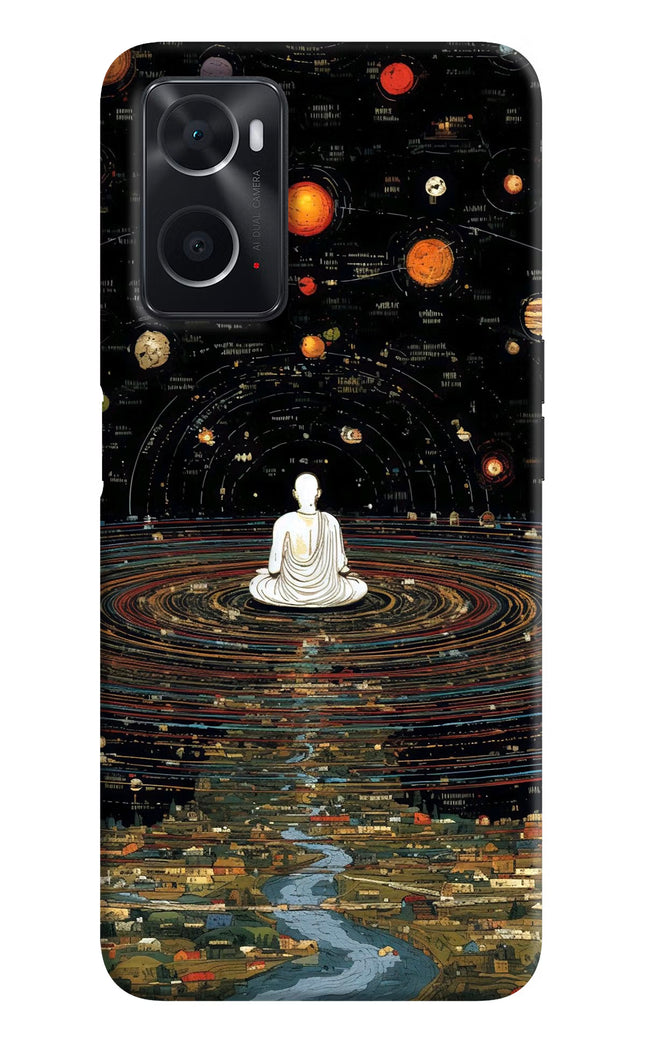 Space Monk Oppo A76 Hard Case Back Cover by Casekaro