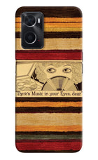 Vinyl Stripes Oppo A76 Hard Case Back Cover by Casekaro