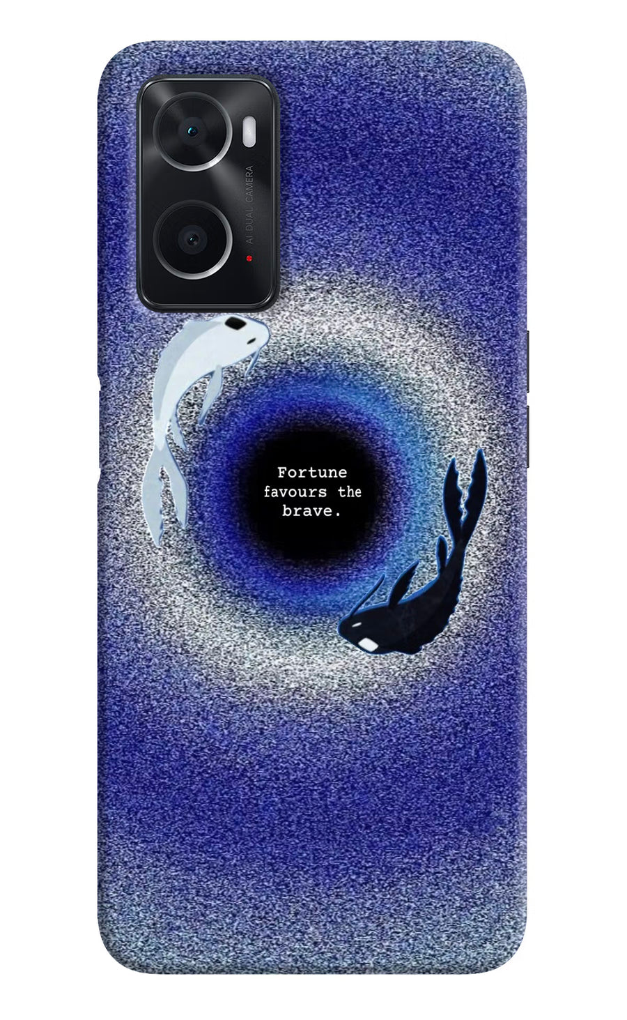 Dark Koi Oppo A76 Back Cover, Hard case