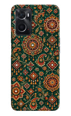 Green Pataka Oppo A76 Hard Case Back Cover by Casekaro