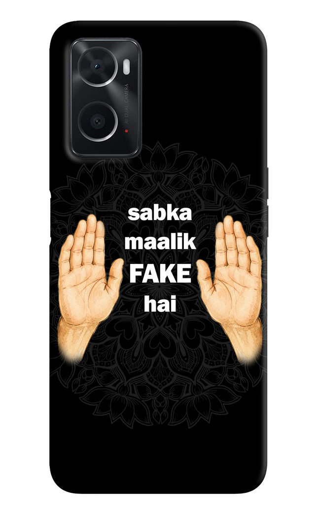 Sabka Malik Fake Oppo A76 Hard Case Back Cover by Casekaro