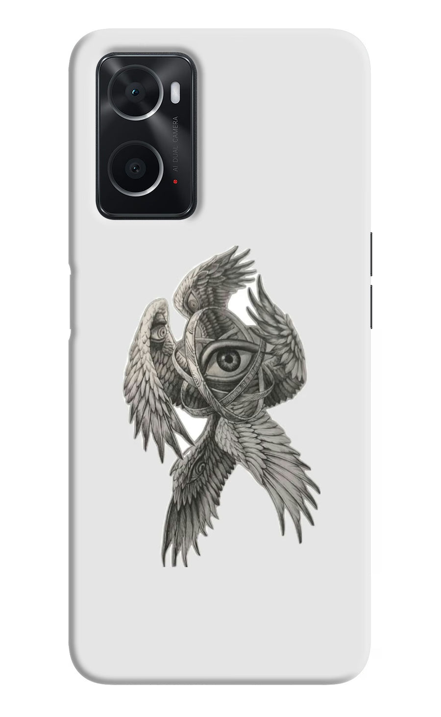 Accurate Angel Oppo A76 Back Cover, Hard case