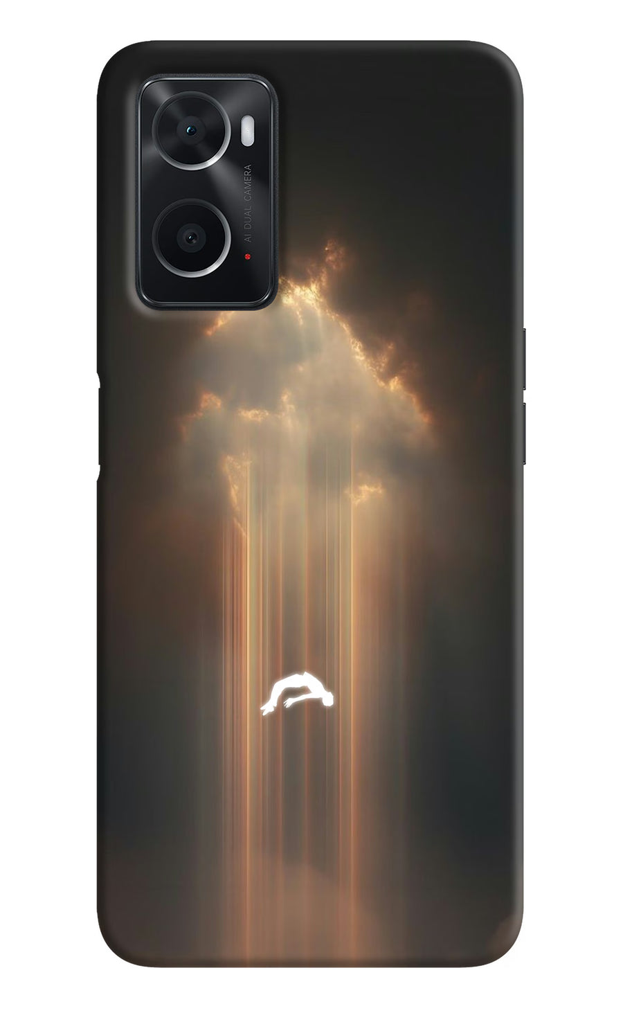 Heavenly Beam Oppo A76 Back Cover, Hard case