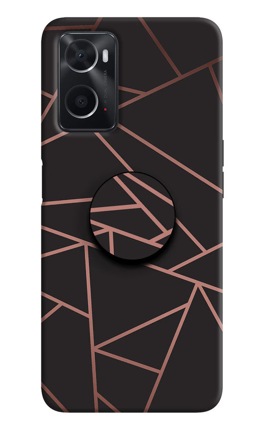Geometric Pattern Oppo A76 Pop Case