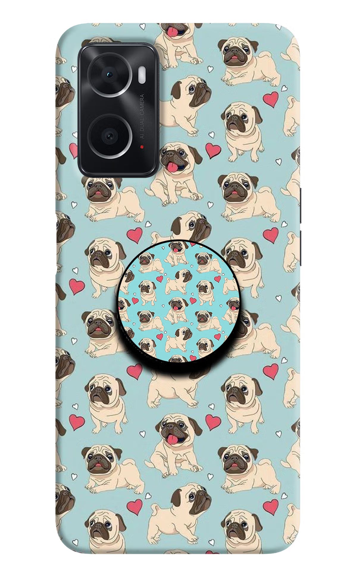 Pug Dog Oppo A76 Pop Case