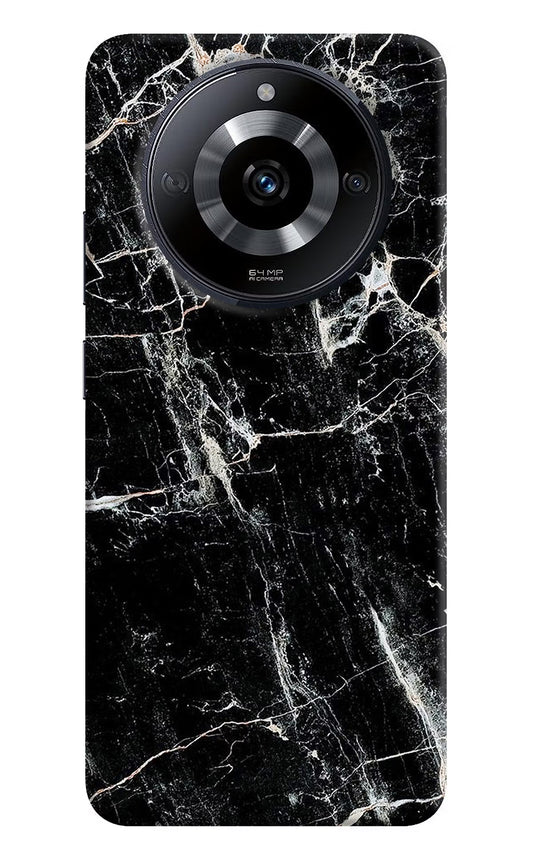 Black Marble Texture Realme Narzo 60 5G Hard Case Back Cover by Casekaro