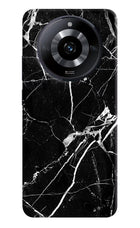 Black Marble Pattern Realme Narzo 60 5G Hard Case Back Cover by Casekaro