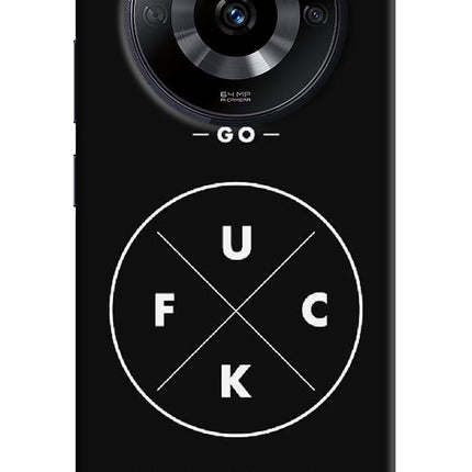 Go Fuck Yourself Realme Narzo 60 5G Hard Case Back Cover by Casekaro
