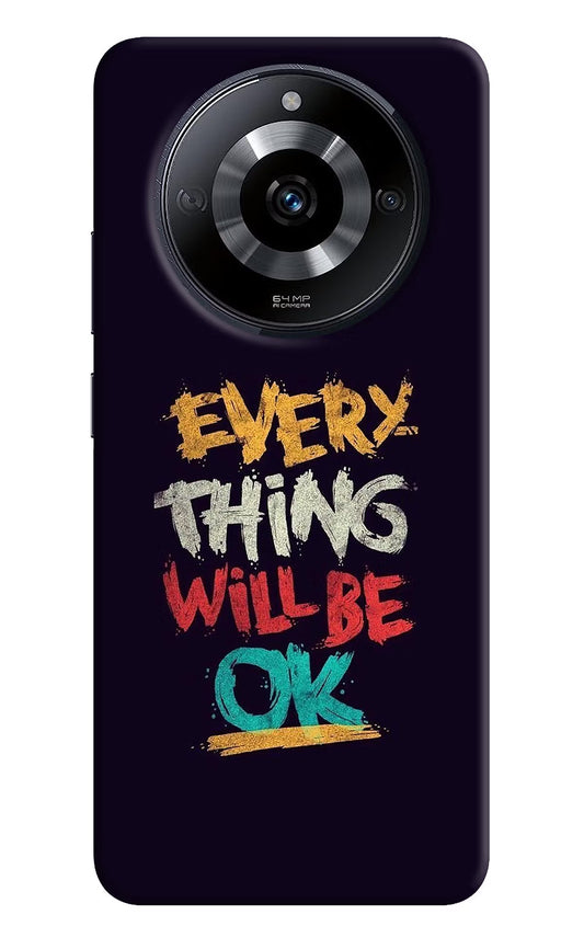Everything Will Be Ok Realme Narzo 60 5G Hard Case Back Cover by Casekaro