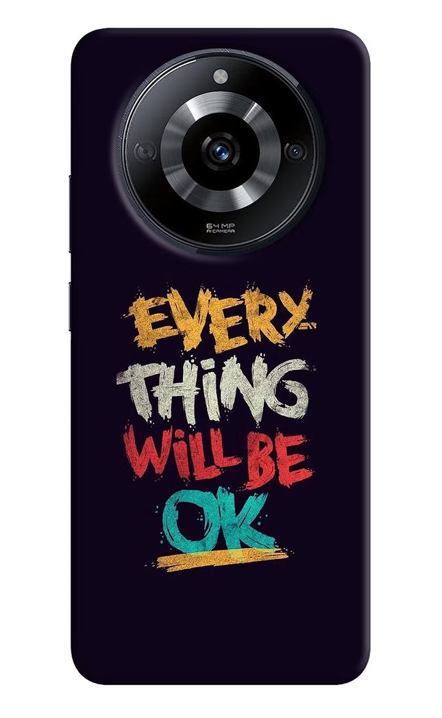 Everything Will Be Ok Realme Narzo 60 5G Hard Case Back Cover by Casekaro
