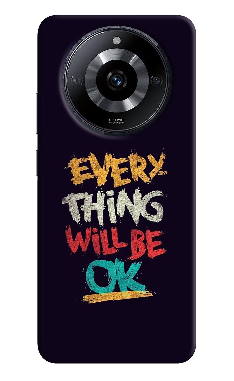 Everything Will Be Ok Realme Narzo 60 5G Back Cover, Hard case