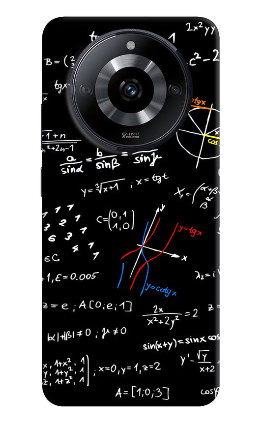 Mathematics Formula Realme Narzo 60 5G Hard Case Back Cover by Casekaro