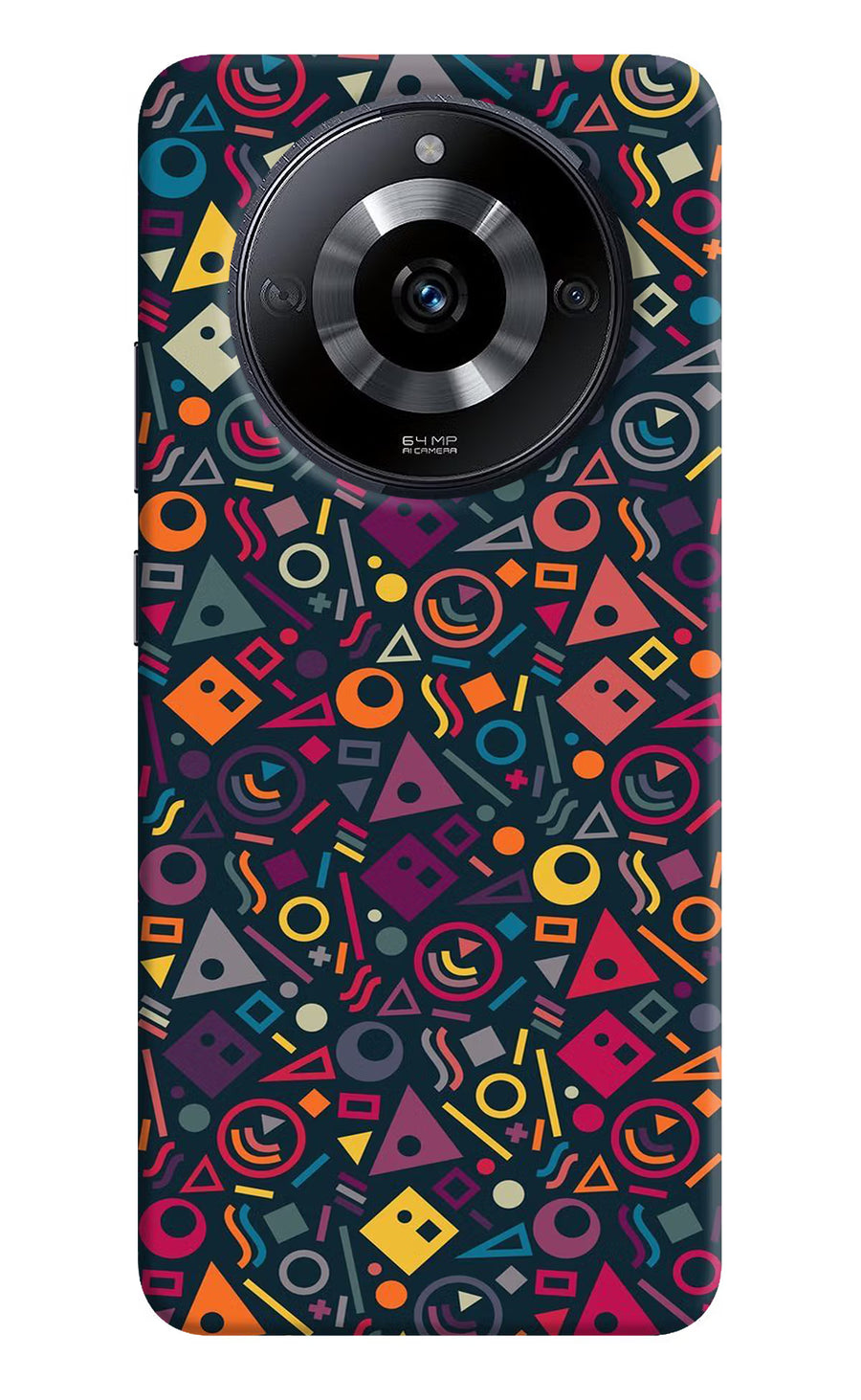 Geometric Abstract Realme Narzo 60 5G Back Cover, Hard case