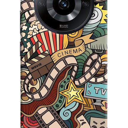 Cinema Abstract Realme Narzo 60 5G Hard Case Back Cover by Casekaro