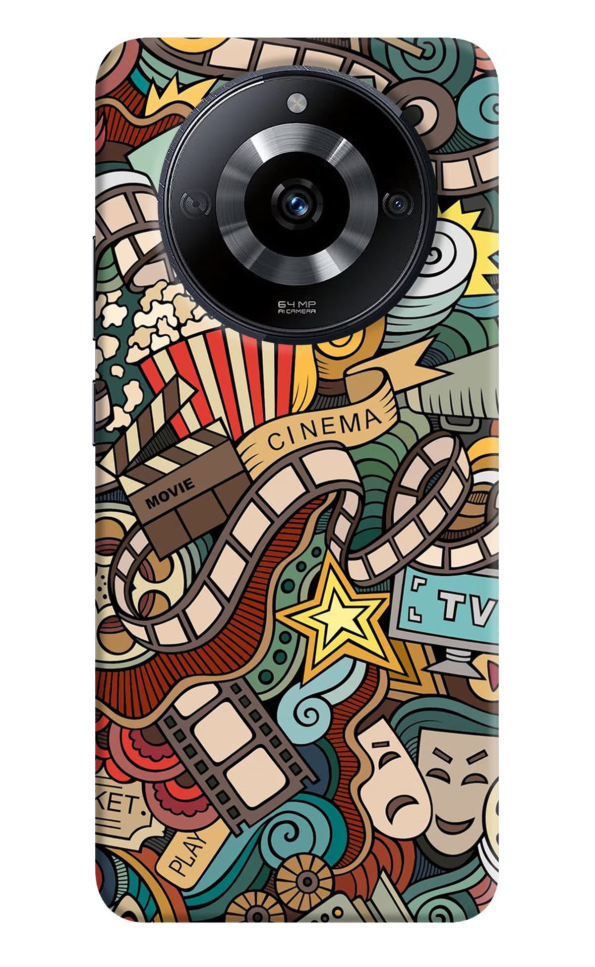 Cinema Abstract Realme Narzo 60 5G Back Cover