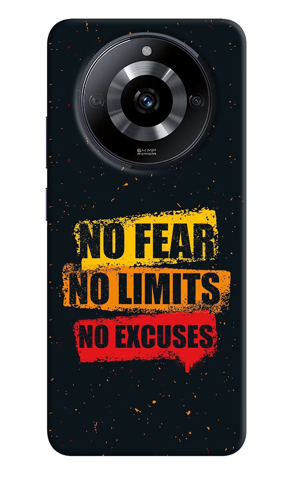 No Fear No Limits No Excuse Realme Narzo 60 5G Back Cover