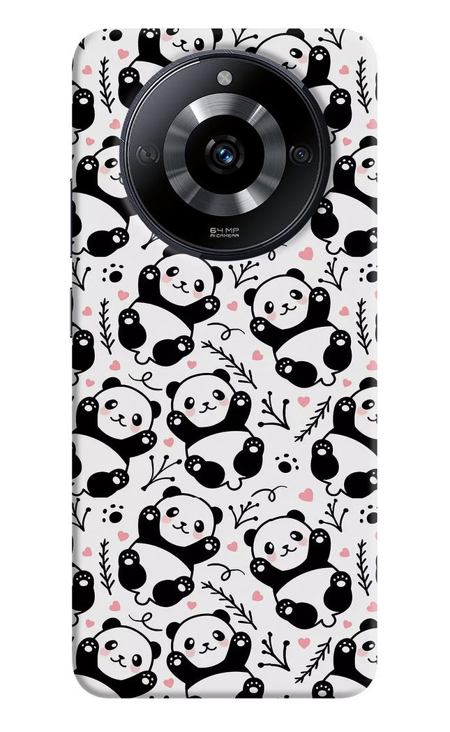 Cute Panda Realme Narzo 60 5G Hard Case Back Cover by Casekaro