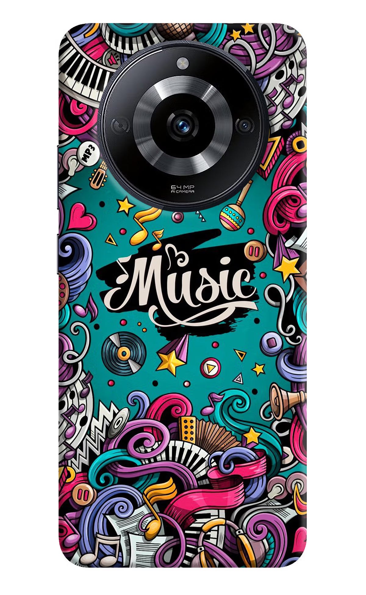 Music Graffiti Realme Narzo 60 5G Back Cover