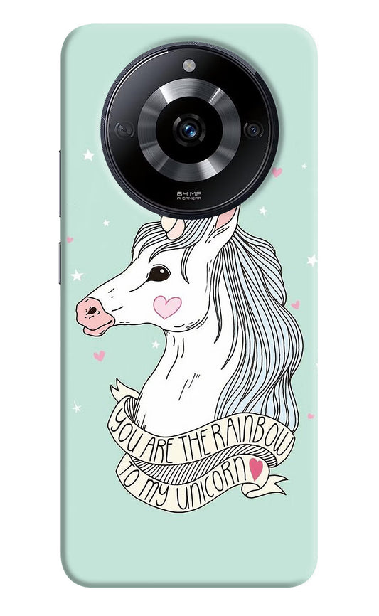 Unicorn Wallpaper Realme Narzo 60 5G Hard Case Back Cover by Casekaro