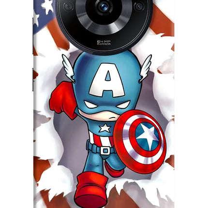 Captain America Realme Narzo 60 5G Hard Case Back Cover by Casekaro