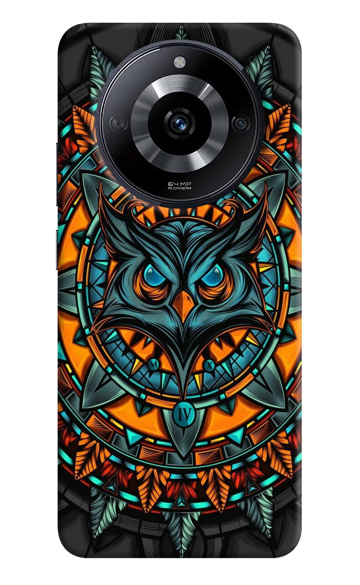 Angry Owl Art Realme Narzo 60 5G Back Cover