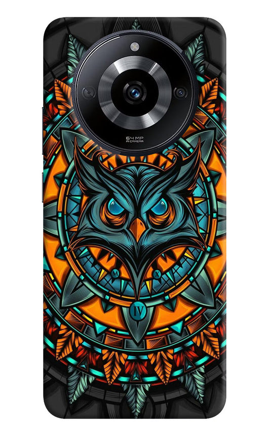 Angry Owl Art Realme Narzo 60 5G Hard Case Back Cover by Casekaro