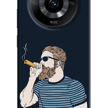 Smoking Realme Narzo 60 5G Hard Case Back Cover by Casekaro