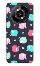 Elephants Realme Narzo 60 5G Hard Case Back Cover by Casekaro