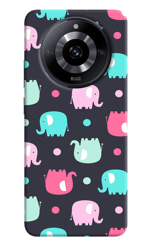 Elephants Realme Narzo 60 5G Hard Case Back Cover by Casekaro