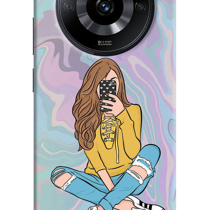 Selfie Girl Realme Narzo 60 5G Hard Case Back Cover by Casekaro