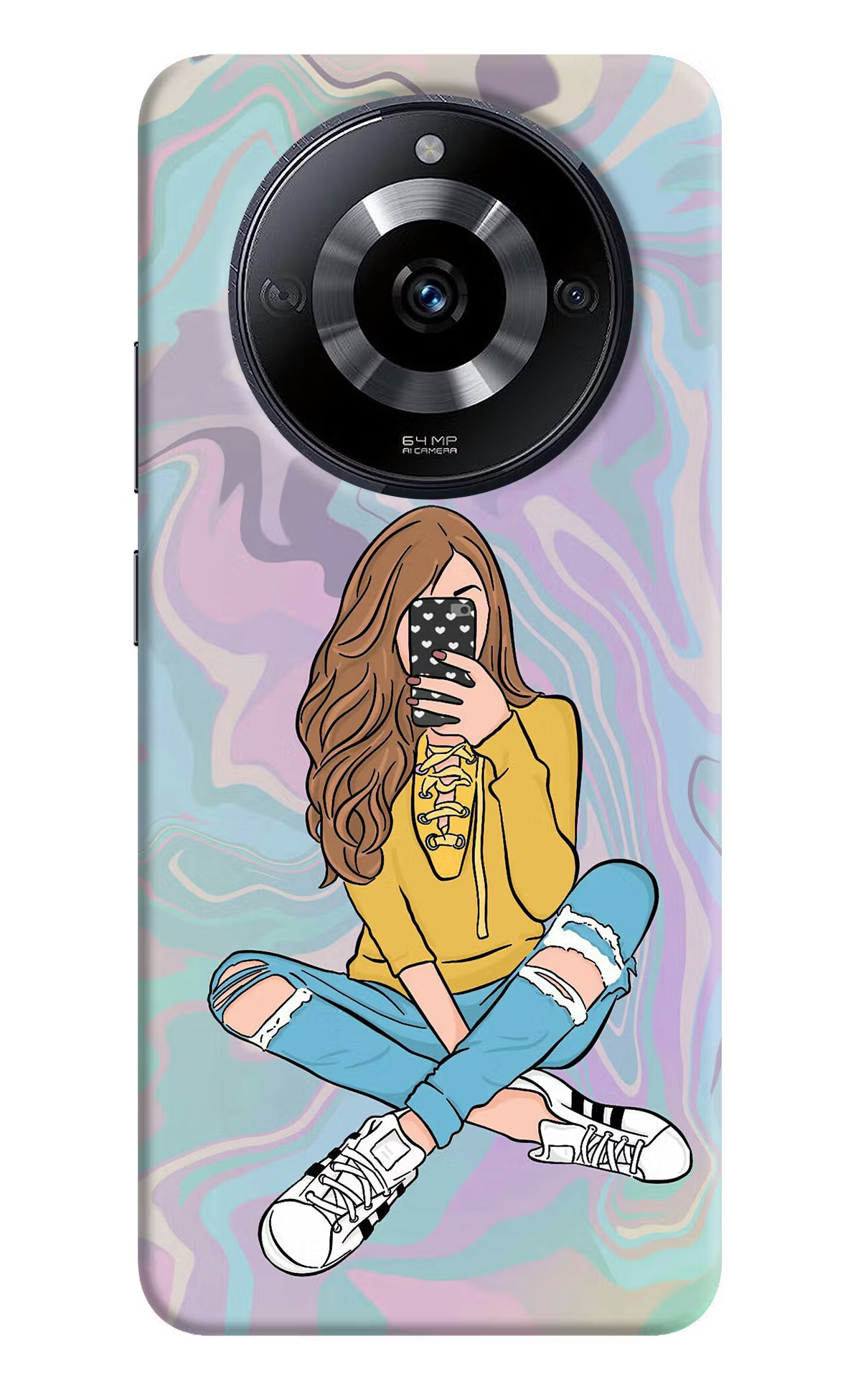 Selfie Girl Realme Narzo 60 5G Back Cover