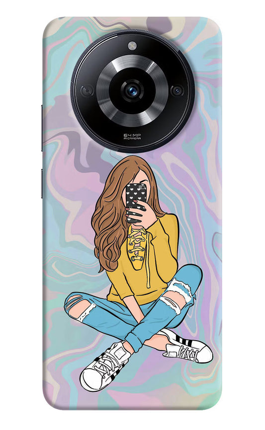 Selfie Girl Realme Narzo 60 5G Hard Case Back Cover by Casekaro