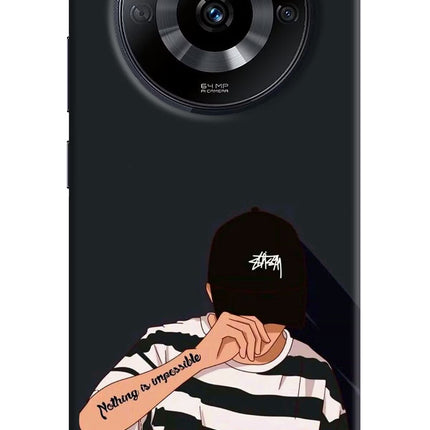 Aesthetic Boy Realme Narzo 60 5G Hard Case Back Cover by Casekaro