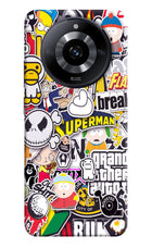 Sticker Bomb Realme Narzo 60 5G Hard Case Back Cover by Casekaro