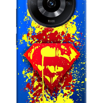 Superman logo Realme Narzo 60 5G Hard Case Back Cover by Casekaro
