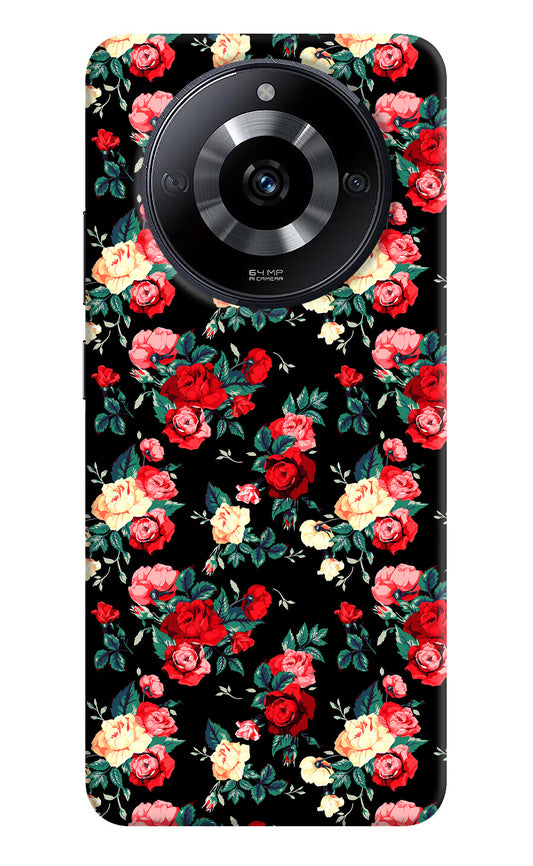 Rose Pattern Realme Narzo 60 5G Hard Case Back Cover by Casekaro