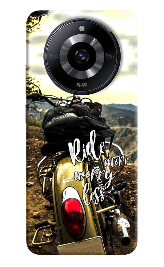 Ride More Worry Less Realme Narzo 60 5G Hard Case Back Cover by Casekaro