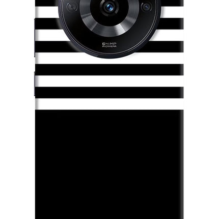 Black and White Print Realme Narzo 60 5G Hard Case Back Cover by Casekaro
