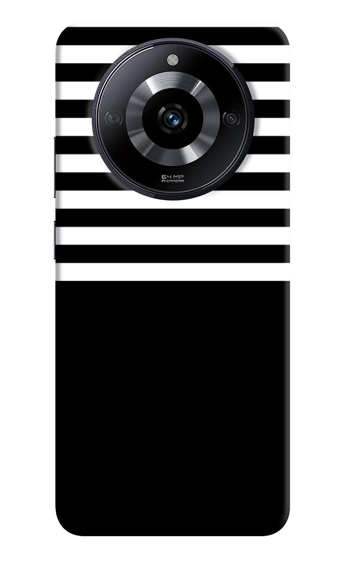 Black and White Print Realme Narzo 60 5G Back Cover
