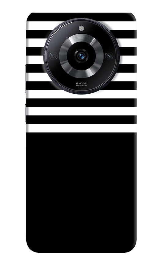 Black and White Print Realme Narzo 60 5G Hard Case Back Cover by Casekaro