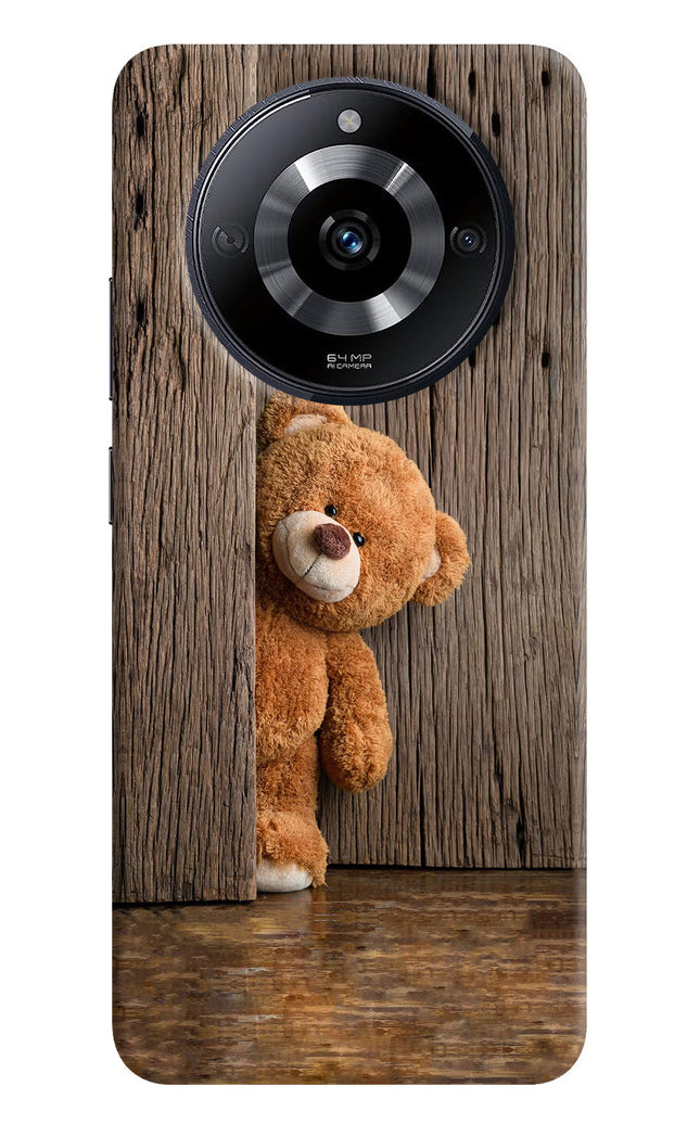 Teddy Wooden Realme Narzo 60 5G Hard Case Back Cover by Casekaro