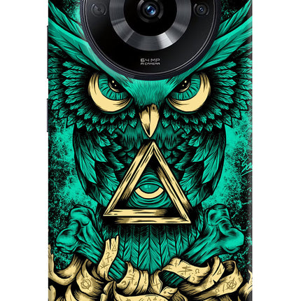 Green Owl Realme Narzo 60 5G Hard Case Back Cover by Casekaro