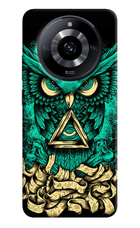 Green Owl Realme Narzo 60 5G Hard Case Back Cover by Casekaro