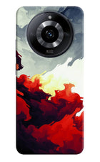 Fire Cloud Realme Narzo 60 5G Hard Case Back Cover by Casekaro