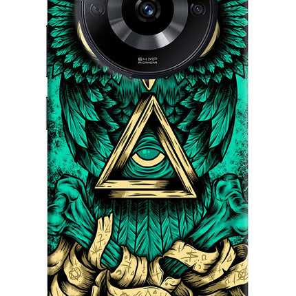Green Owl Realme Narzo 60 5G Hard Case Back Cover by Casekaro