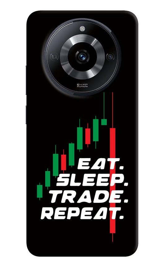 Eat Sleep Trade Repeat Realme Narzo 60 5G Hard Case Back Cover by Casekaro