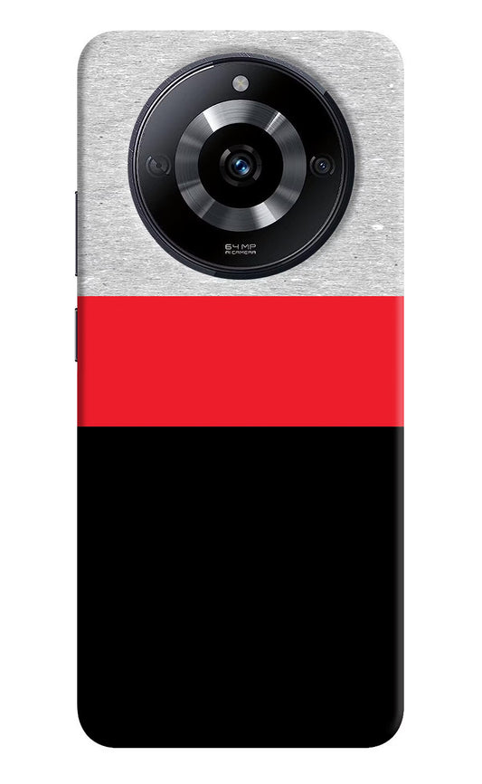 Tri Color Pattern Realme Narzo 60 5G Hard Case Back Cover by Casekaro