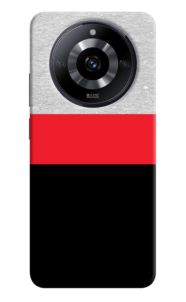 Tri Color Pattern Realme Narzo 60 5G Hard Case Back Cover by Casekaro