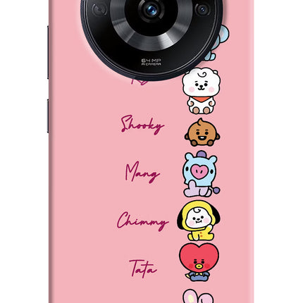 BTS names Realme Narzo 60 5G Hard Case Back Cover by Casekaro