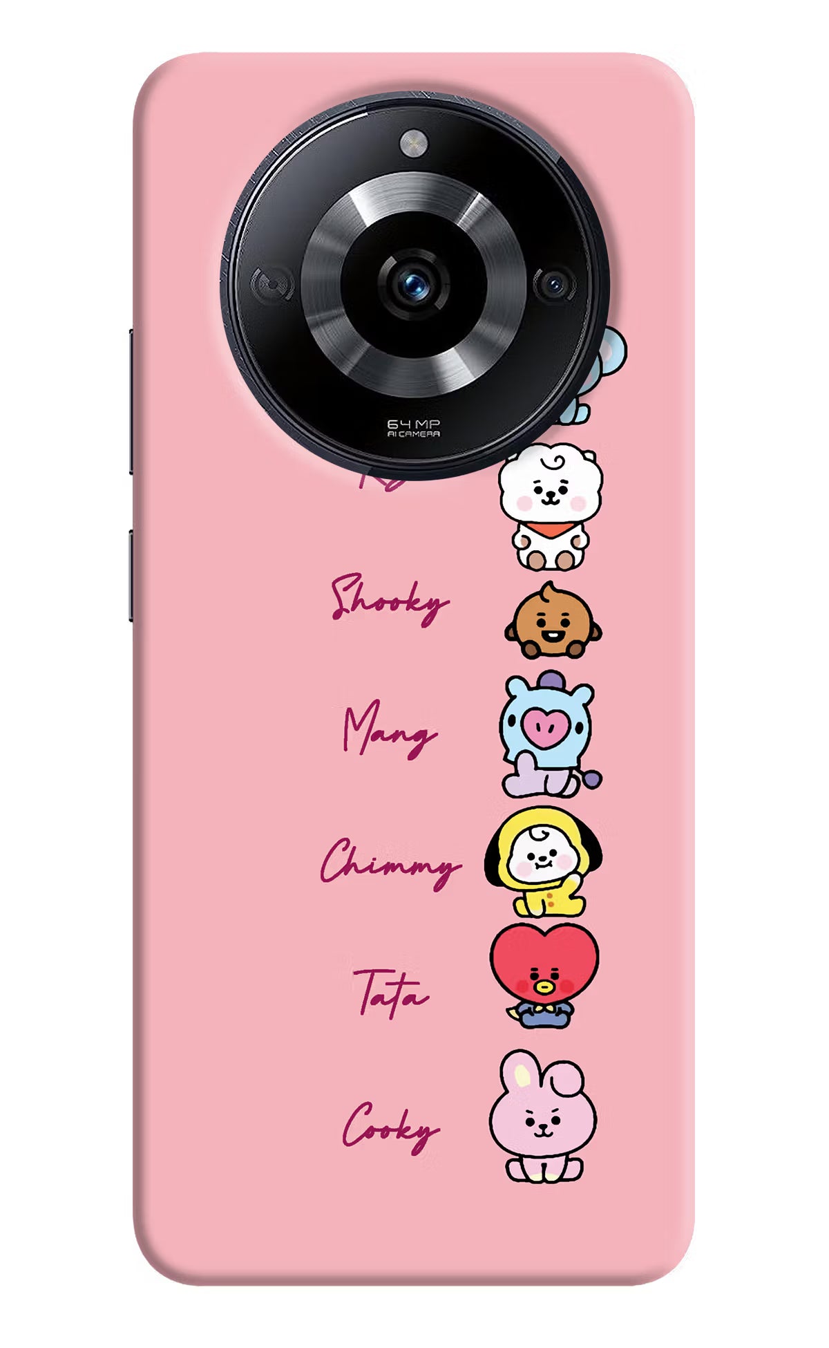BTS names Realme Narzo 60 5G Back Cover